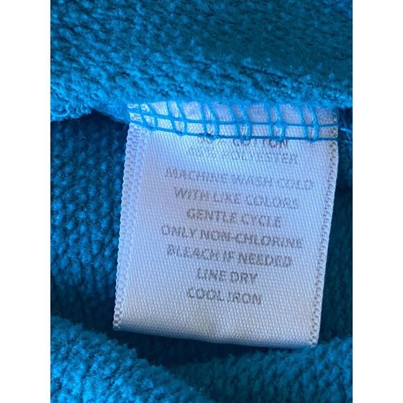 Santa Cruz California Hoodie Turquoise Adult Large Pockets Surf City Beach - Picture 5 of 6